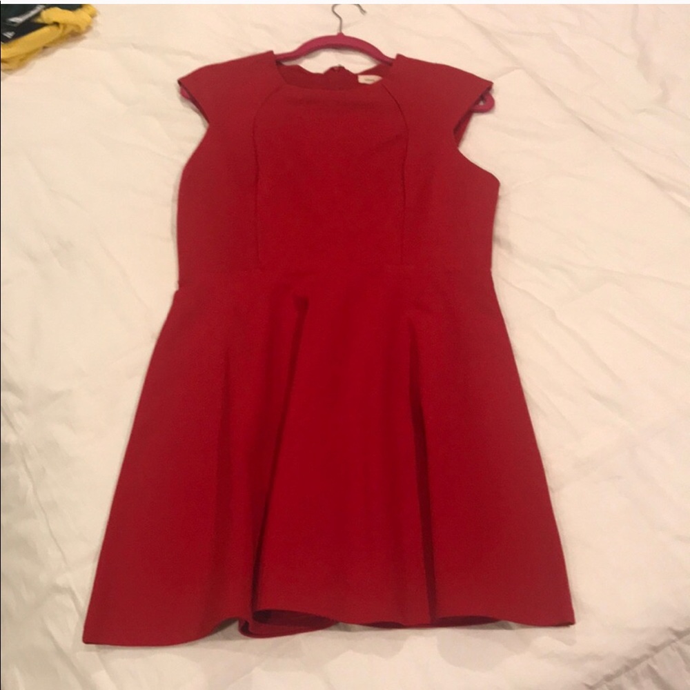Urban outfitters red cut out back dress size L